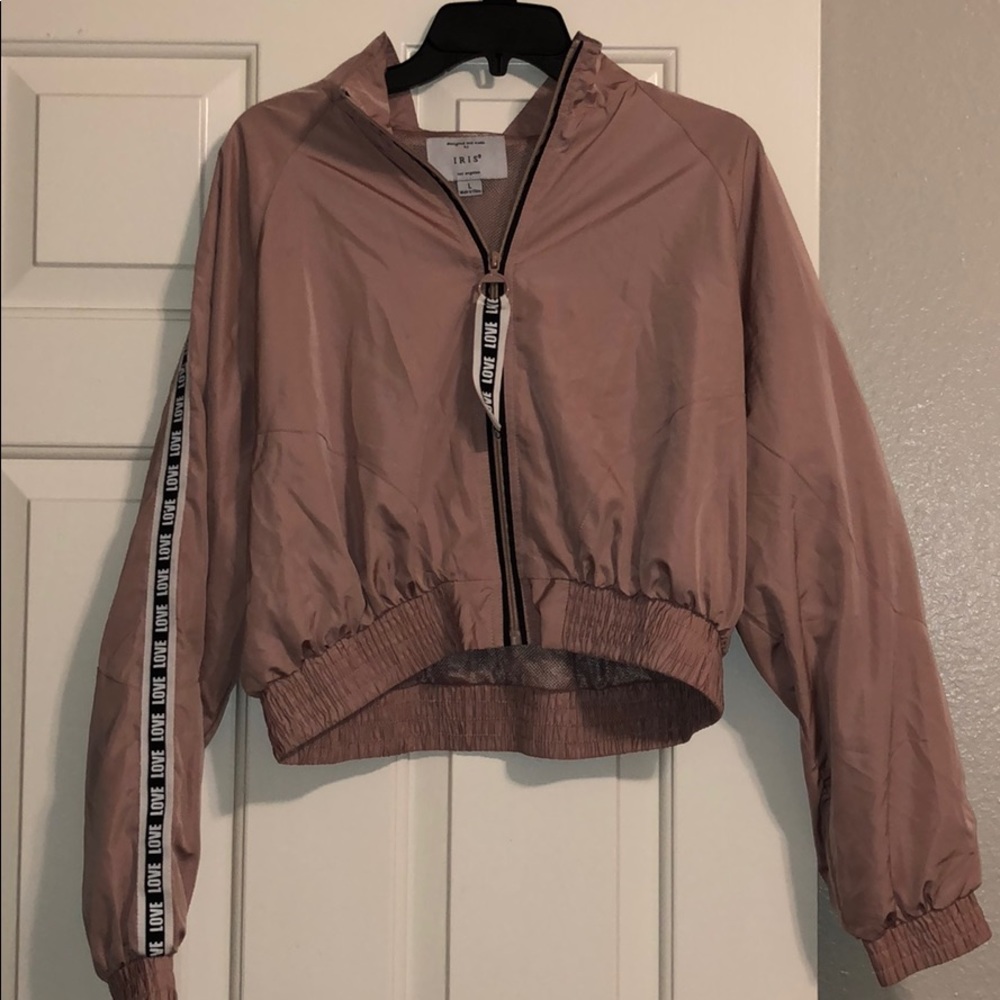 Baby pink love jacket